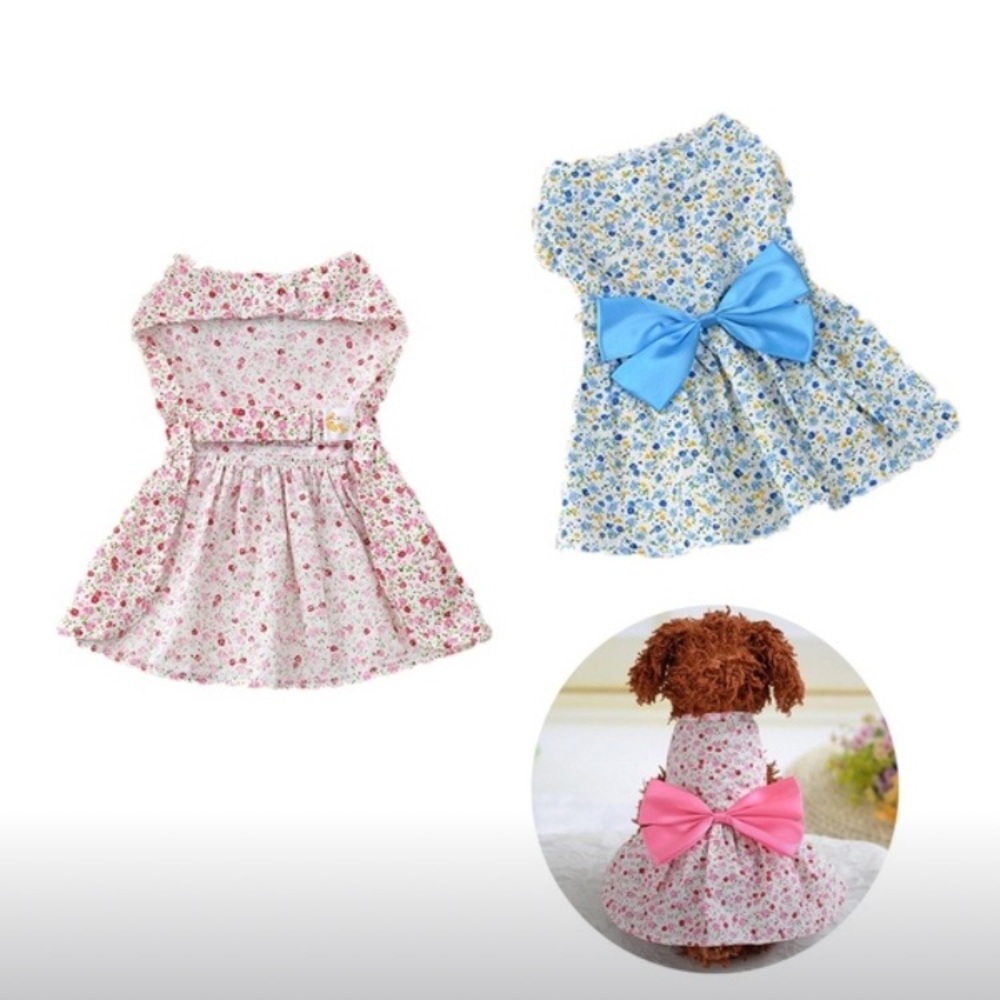 B/P flower dress for puppies 🐾